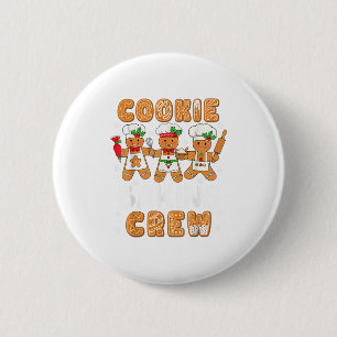 Cookie-Back-Crew Weihnachten Lustig Gingerbread Lo Button