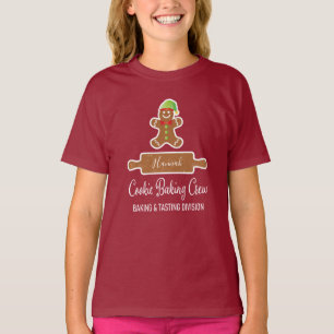 Cookie-Back-Crew-Weihnachtsmann-Feiertag T-Shirt