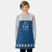 Cookie Backen Crew Blue Childrens Kinder Backen Schürze (Getragen)