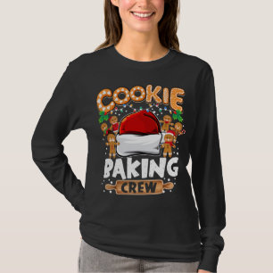 Cookie Backen Crew Funny Christmas Lights Gingerbr T-Shirt