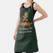 Cookie Backen Crew Funny Green Weihnachten Schürze (InSitu)