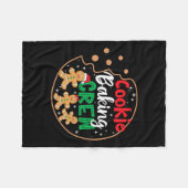 Cookie Backen Crew Funny Pajamas Familie Xmas Chri Fleecedecke (Vorderseite (Horizontal))
