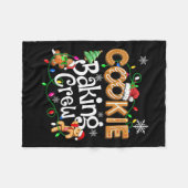 Cookie Backen Crew Kochen Lover Santa Xmas Ginger Fleecedecke (Vorderseite (Horizontal))