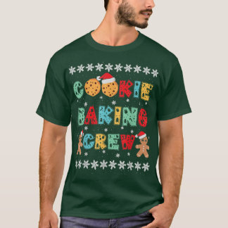 Cookie Backen Crew Lebkuchen Männer mit Weihnachts T-Shirt