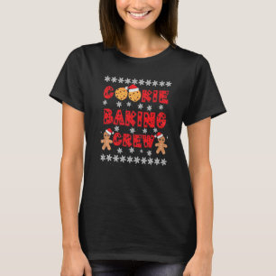 Cookie Backen Crew Lebkuchen Männer mit Weihnachts T-Shirt