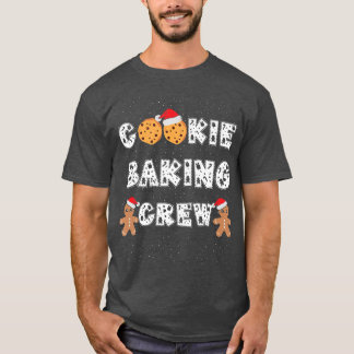 Cookie Backen Crew Lebkuchen Männer mit Weihnachts T-Shirt