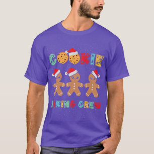 Cookie Backen Crew Lebkuchen Männer mit Weihnachts T-Shirt