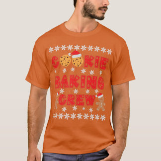 Cookie Backen Crew Lebkuchen Männer mit Weihnachts T-Shirt