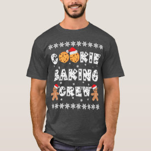 Cookie Backen Crew Lebkuchen Männer mit Weihnachts T-Shirt