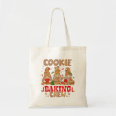 Cookie Backen Crew Lebkuchen Weihnachtsgnomen Tragetasche (Vorne)