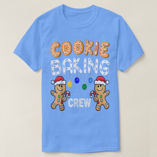 Cookie Backen Crew Lebkuchen Weihnachtskostüm p T-Shirt (Design vorne)