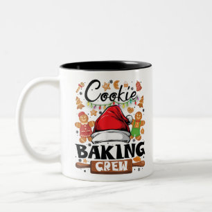 Cookie Backen Crew Shirt Weihnachten Familie Ginge Zweifarbige Tasse