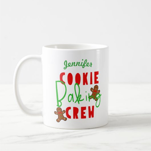 Cookie Backen Crew Spaß Urlaub Kochen Kaffeetasse (Links)