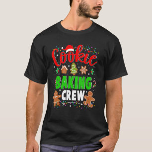 Cookie Backen Crew Weihnachten Lebkuchen Santa Fam T-Shirt