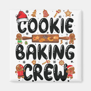 Cookie Backen Crew Weihnachten Lebkuchen Te Magnet