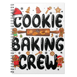 Cookie Backen Crew Weihnachten Lebkuchen Te Notizblock