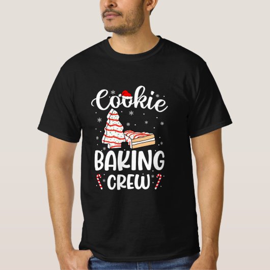 Cookie Backen Crew Weihnachten lustige Geschenkide T-Shirt (Vorderseite)