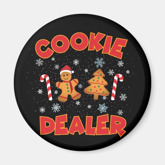 Cookie Backen Crew Weihnachten Magnet (Vorne)