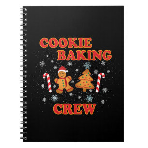 Cookie Backen Crew Weihnachten Notizblock