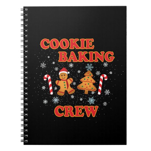 Cookie Backen Crew Weihnachten Notizblock (Vorderseite)