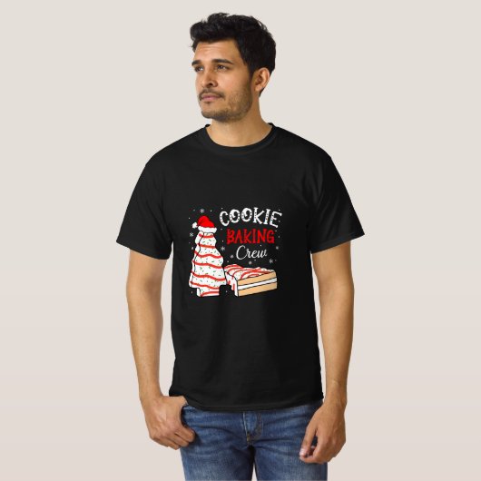 Cookie Backen Crew Weihnachten T-Shirt (Vorne ganz)
