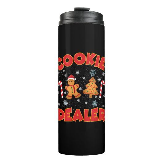 Cookie Backen Crew Weihnachten Thermosbecher (Vorderseite)