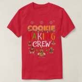 Cookie Backen Crew Weihnachts Lebkuchen Matching T-Shirt (Design vorne)