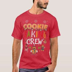 Cookie Backen Crew Weihnachts Lebkuchen Matching T-Shirt