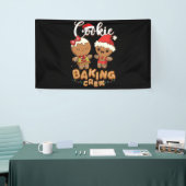 Cookie Backen Crew Weihnachts Weihnachtsmannschaft Banner (Messeveranstaltung)