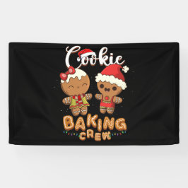 Cookie Backen Crew Weihnachts Weihnachtsmannschaft Banner