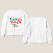 Cookie Backen Crew Weihnachtskinder unisex (Design Vorderseite & Rückseite)