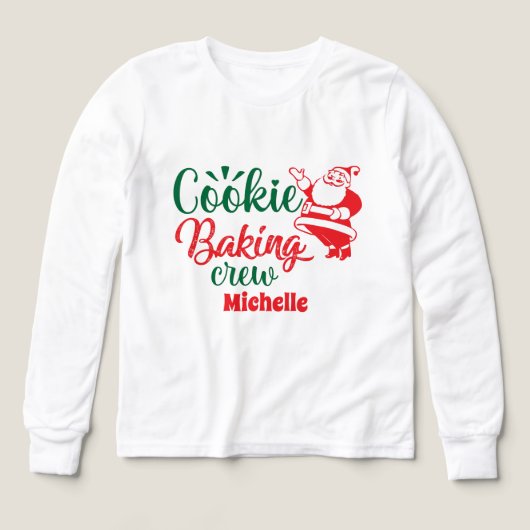 Cookie Backen Crew Weihnachtskinder unisex (Design Vorderseite)