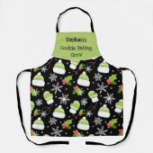 Cookie Backen Crew Winter Weihnachtsmuster Custom Schürze (Vorderseite)