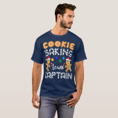 Cookie Backteam Captain Gingerbread Funny T-Shirt (Vorne ganz)