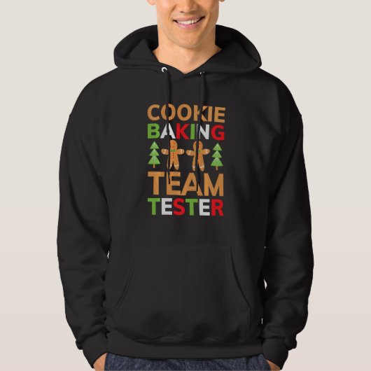 Cookie Backteam Kapitän Weihnachten Weihnachten Hoodie (Vorderseite)