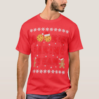 Cookie Backteam Lebkuchen Männer mit Weihnachtsmän T-Shirt