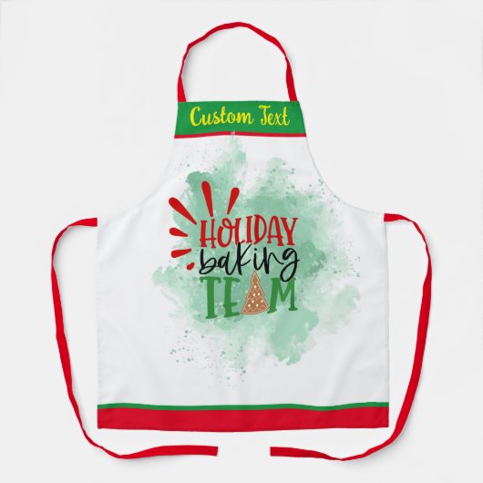 Cookie Backteam Weihnachts Backteam Schürze (Vorderseite)