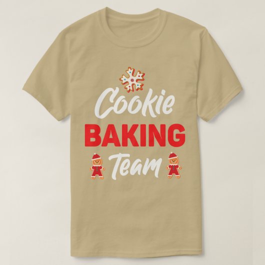 Cookie Backteam Weihnachts Familie Baking Fingerab T-Shirt (Design vorne)