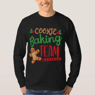 Cookie Backteam Weihnachts Squad Xmas Crew m Gin T-Shirt