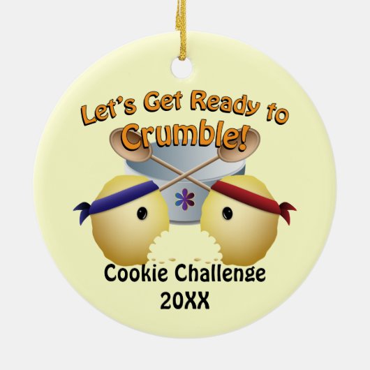 Cookie-Backwettbewerb Keramikornament (Hinten)