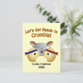Cookie-Backwettbewerb Postkarte (Stehend Vorderseite)