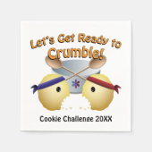 Cookie-Backwettbewerb Serviette (Vorderseite)