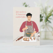 COOKIE BAKE INVITE SAVE THE DATE (Stehend Vorderseite)