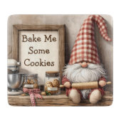 Cookie Baker Gnome Schneidebrett (Vorderseite)