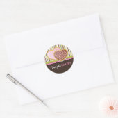 Cookie Bakery Packaufkleber Runder Aufkleber (Umschlag)