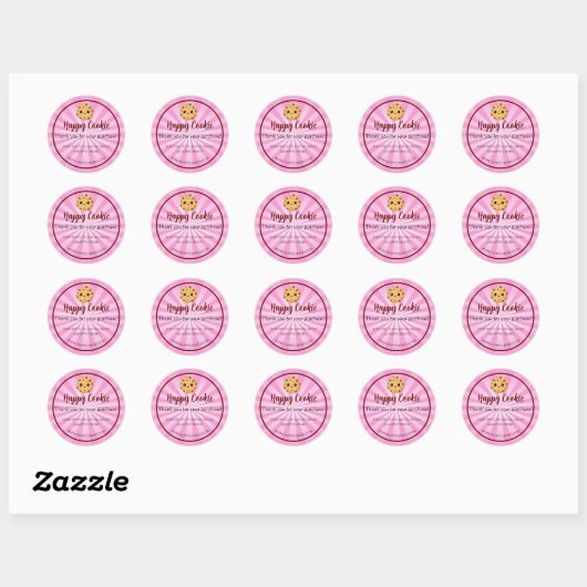 Cookie Bakery Sticker Runde V124 (Blatt)