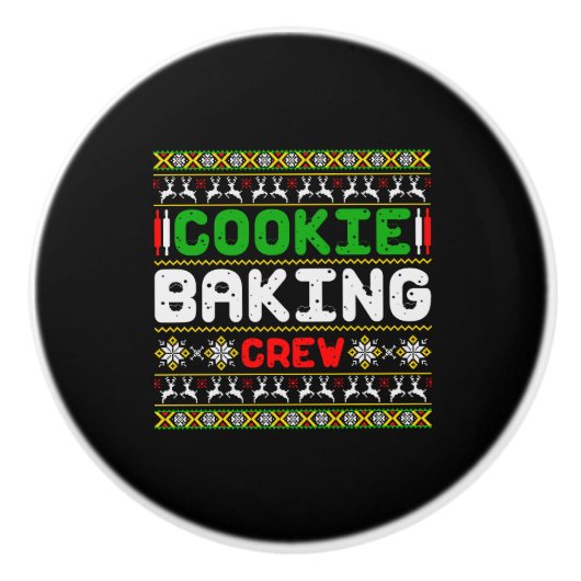 Cookie Baking Crew-50000 Keramikknauf (Vorderseite)