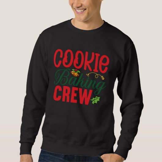 Cookie Baking Crew Christmas  Gingerbread Sweatshirt (Vorderseite)