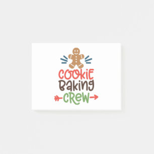 Cookie baking crew christmas  post-it klebezettel