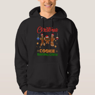 Cookie Baking Crew Christmas Santa Family Gingerbr Hoodie